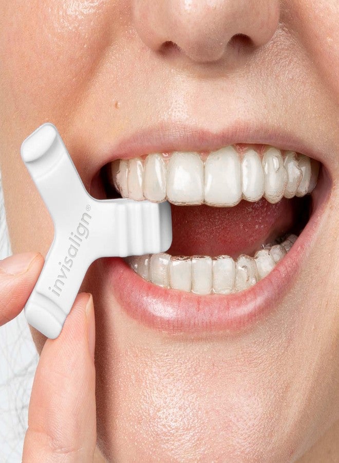 تقويم إنفزلاين قطع Invisalign Munchies EPS لتثبيت قوالب تقويم الأسنان، وألعاب مضغ لتقويم الأسنان (عبوة من قطعتين) (أبيض) - Image 4